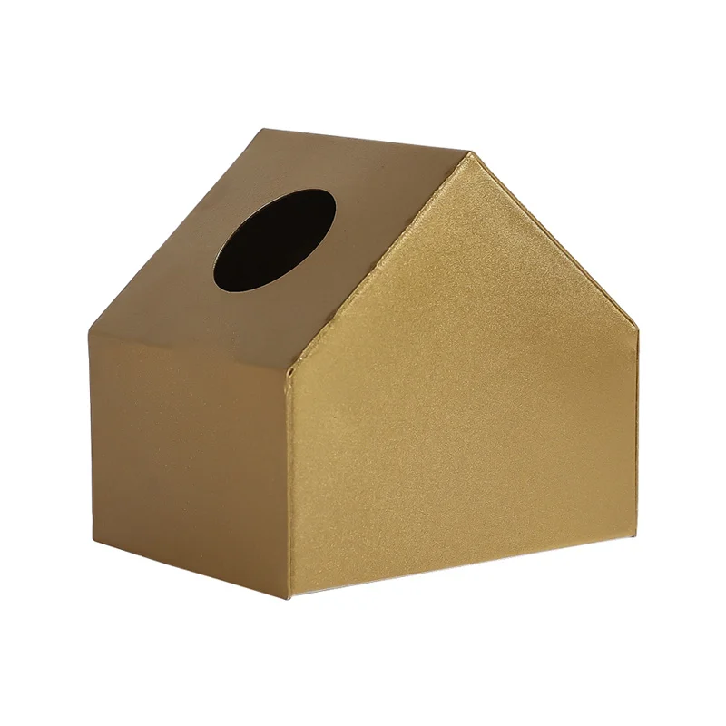 Luxury Simple Tissue Box Nordic Golden Living Room Modern Holder Storage Vloeipapier Creative Home Decoration New MM60ZJH | Дом и сад