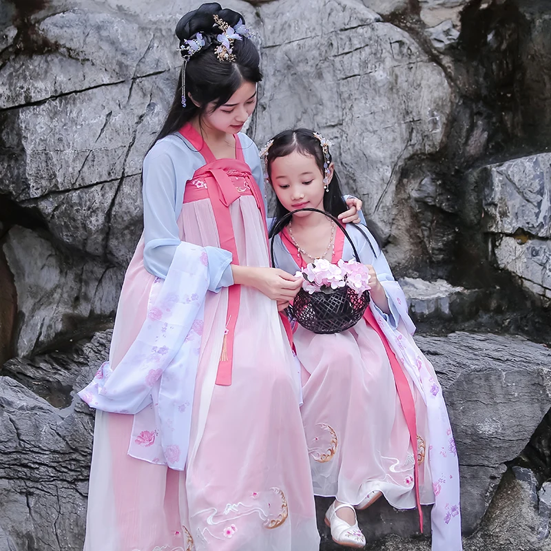 

Chinese Hanfu Woman Elegant Oriental Embroidery Fairy Japanese Kimono Dress Haori Yukata Photography Party Wear Top Skirt WOMEN