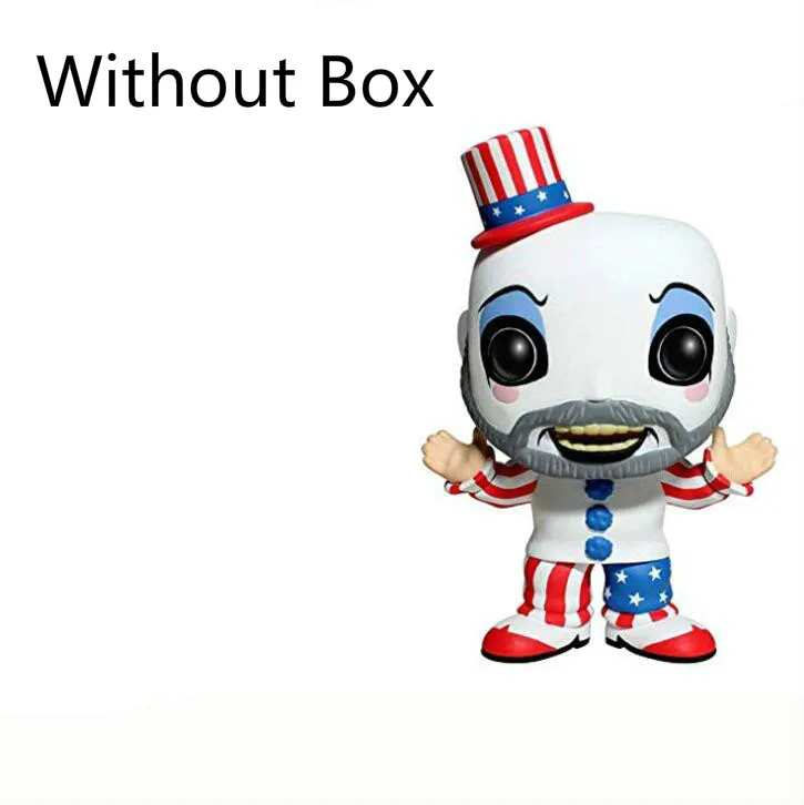 No Box FUNKO POP Movie House из 1000 трупов ПВХ капитан Spoulding Фигурки Коллекция Модель игрушки для детей подарок - Цвет: No Box