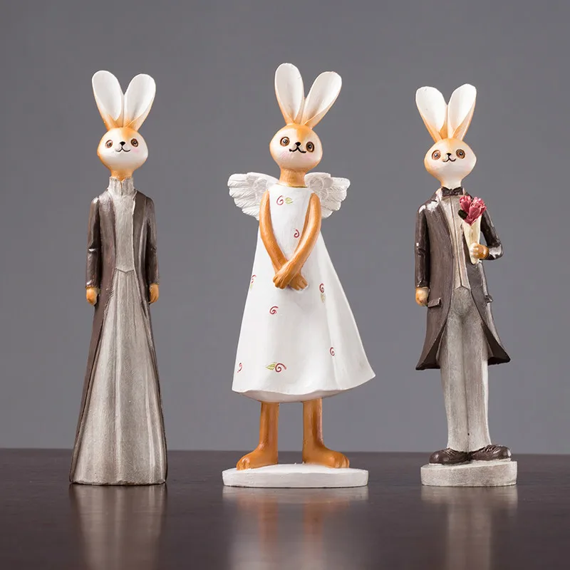 

Liquor Cabinet Decoration Creative Gift Tv Cabinet Arrangement Birthday Gift Desk Living Room Lovely Rabbit Arrangement