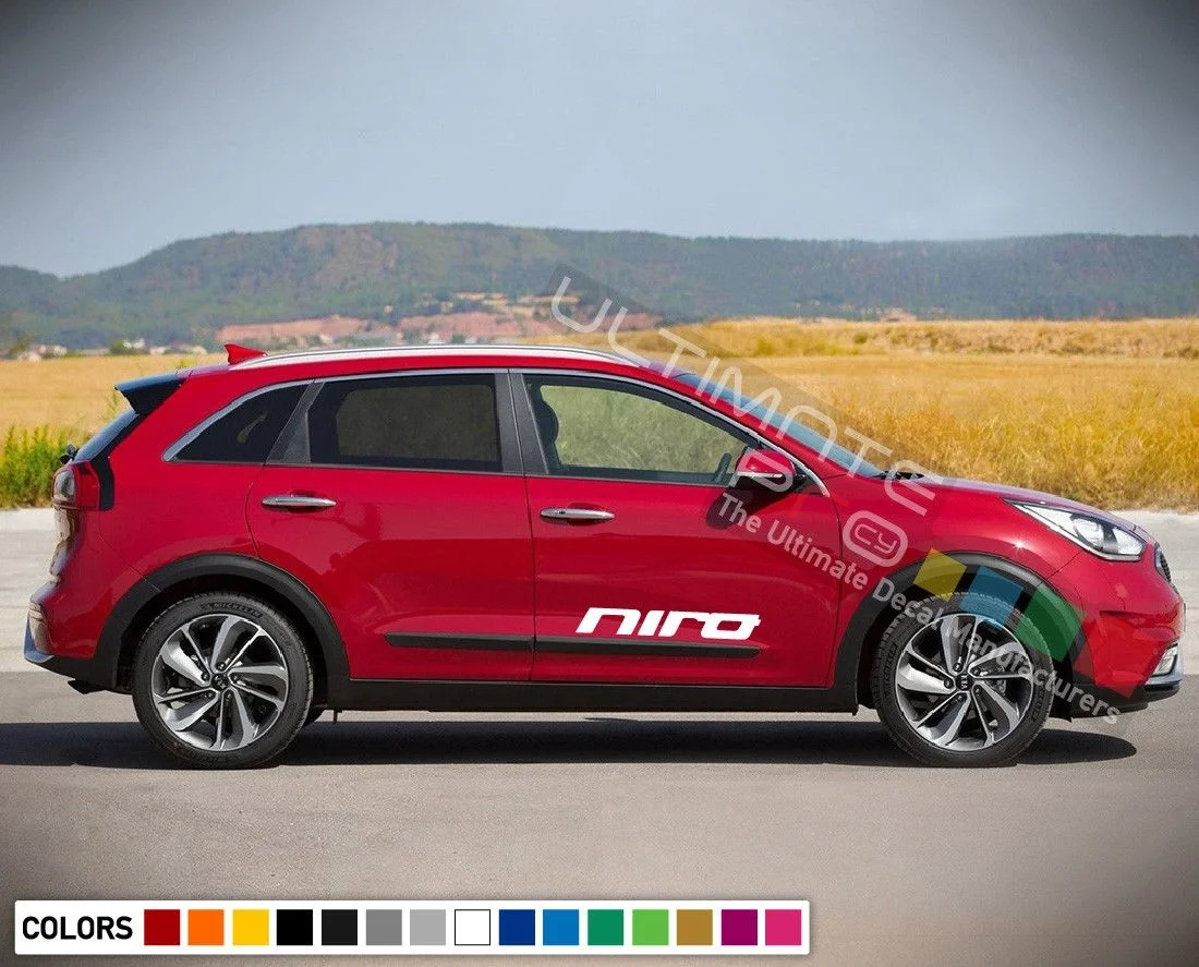 Для 2x наклейки набор полос для KIA Niro Xenon Light Wing Splitter передняя дверь | Автомобили и