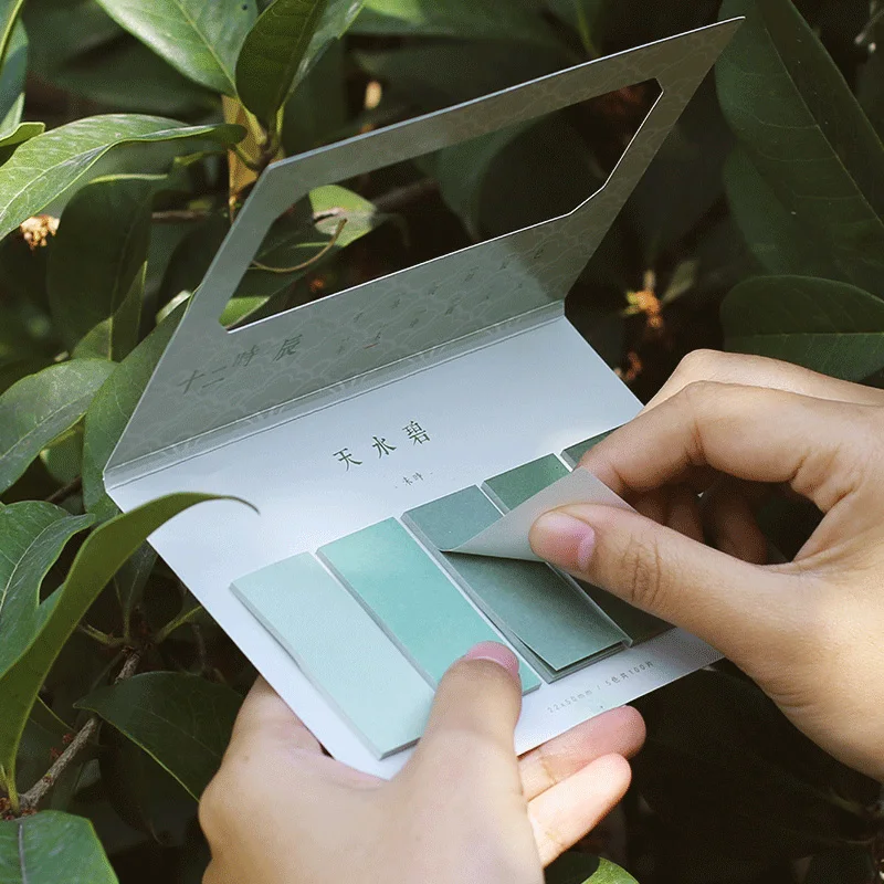 Kawaii милые китайские Стиль маркеры книга указатель страниц флаг бумаги для