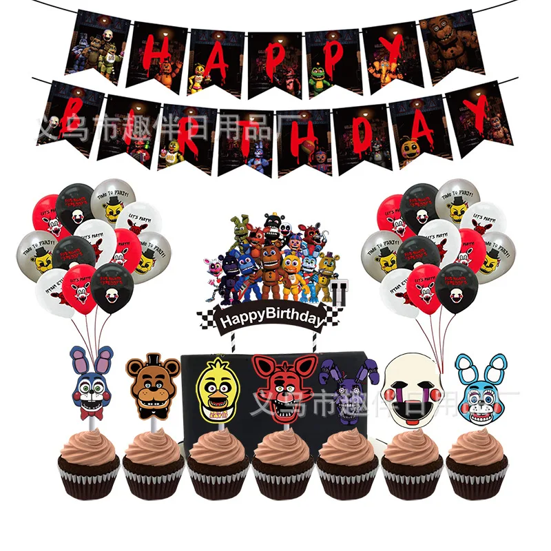 Фредди вечерние поставляет Носки с рисунком медведя из мультика воздушные шары