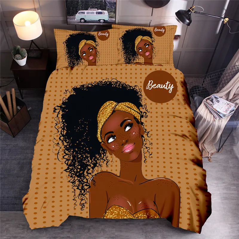 Warmslife набор пододеяльников для женщин в африканском стиле с принтом King Queen 240x220