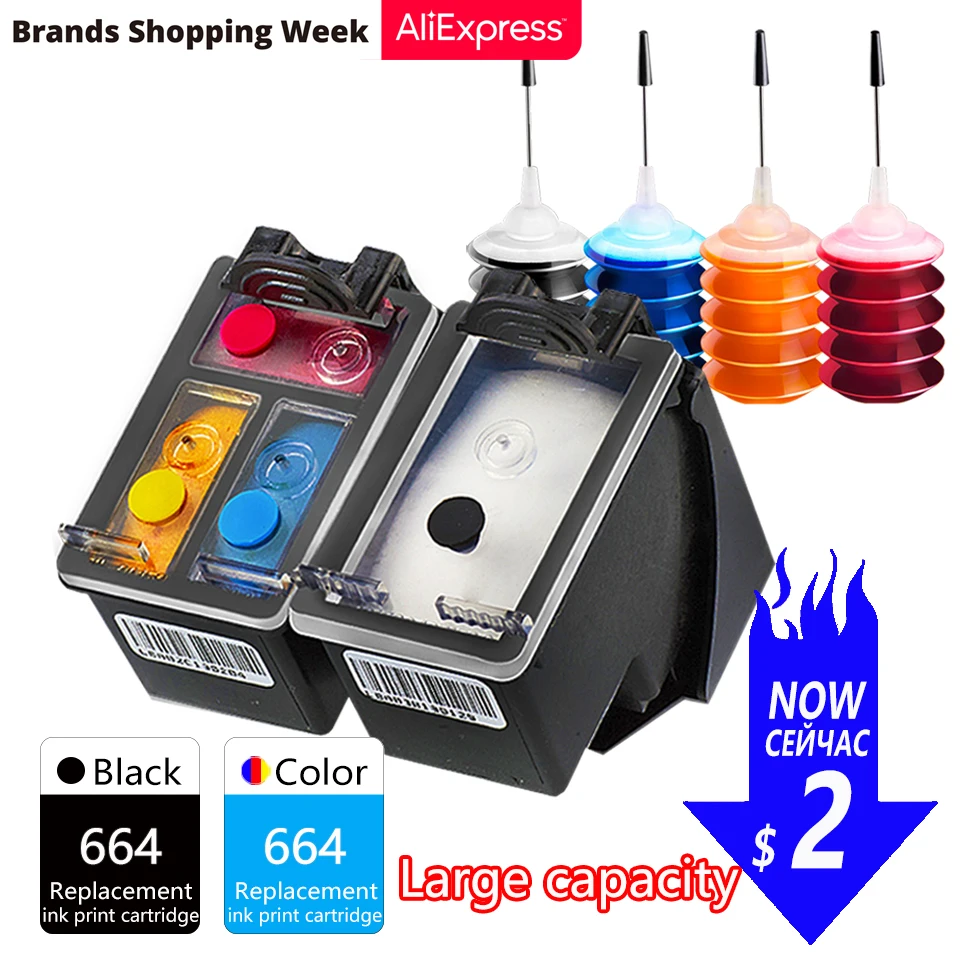 Картридж для принтера Hp DeskJet 664 1115 1118 2135 2138 3635 3636 3638 4535 4536|ink cartridge|ink cartridge for hpcartridge hp |