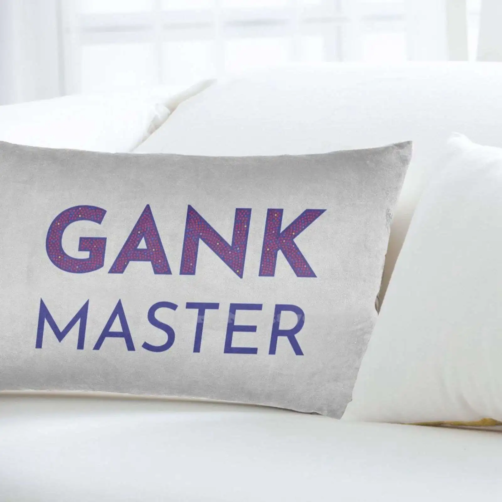 Модная наволочка для кровати Gank Master-фиолетовая акулья кожа переноски видеоигр