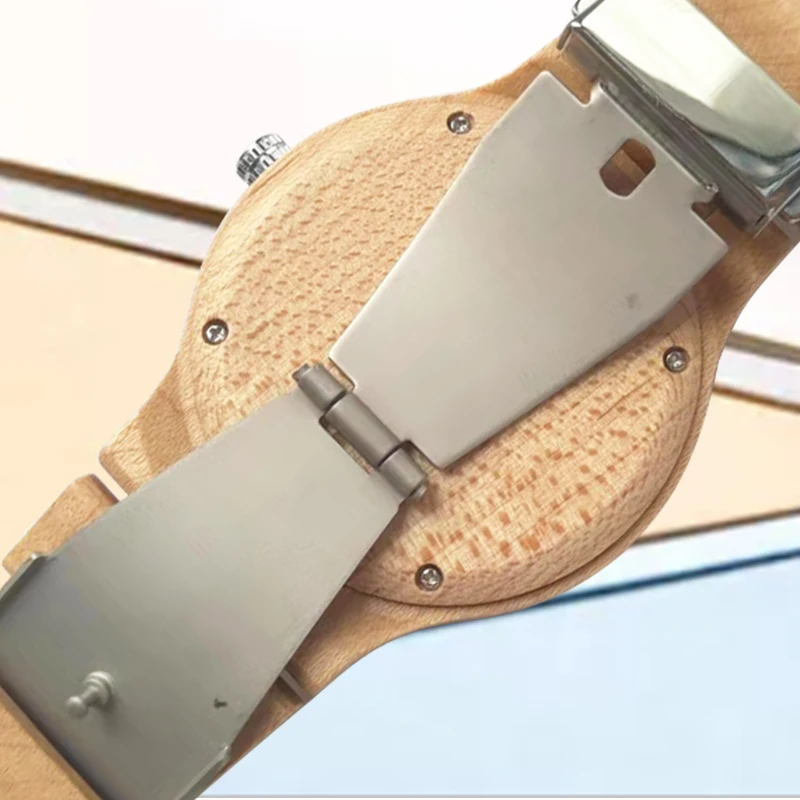 

Creative Wood Watch Men Quartz Watches Man Retro Raw Sandal Wooden Watches for Husband Gift Bamboo Watch Vingate Wrist Watches