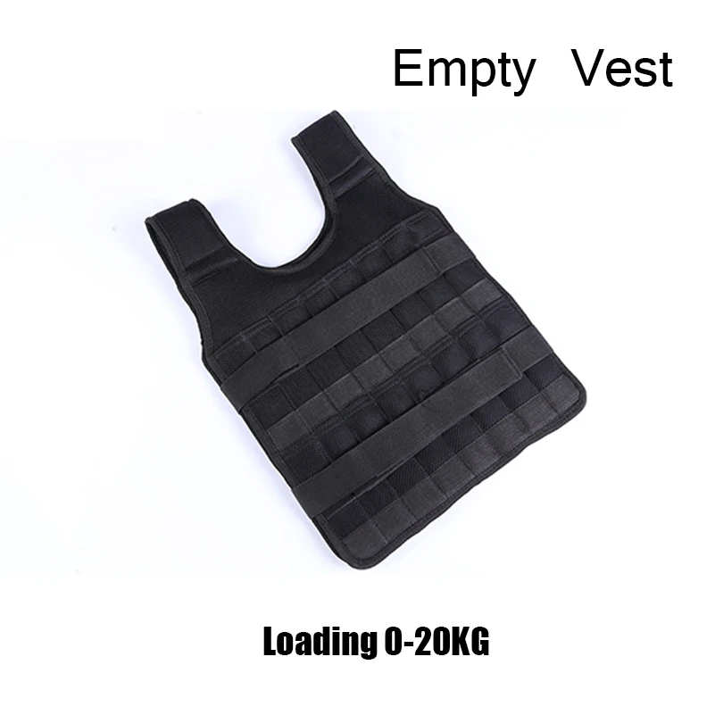 Жилет с нагрузкой 5-60 кг для бокса тренировки веса фитнеса тренажерного зала