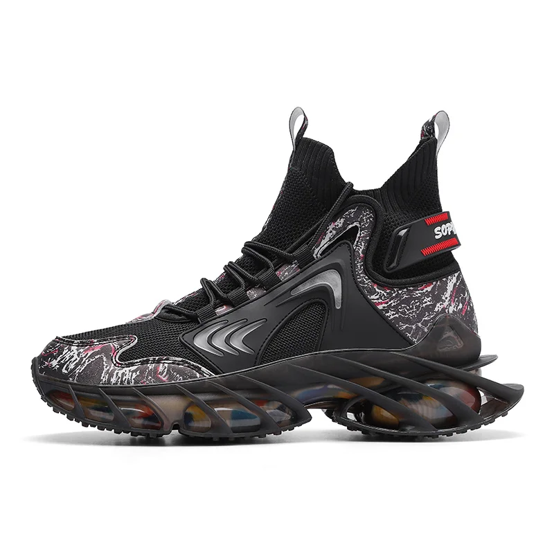 

2021 Street Style Autumn Men Ankle Boots Height Increasing Light Comfortable Adult Man Casual Shoes tenis masculino esportivo