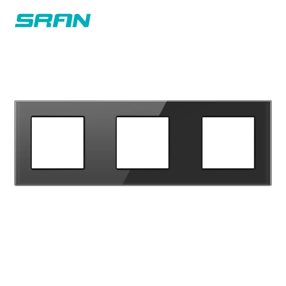 SRAN 3 рамка пустая панель с установкой железной пластины 258 мм * 86 Белый Кристалл