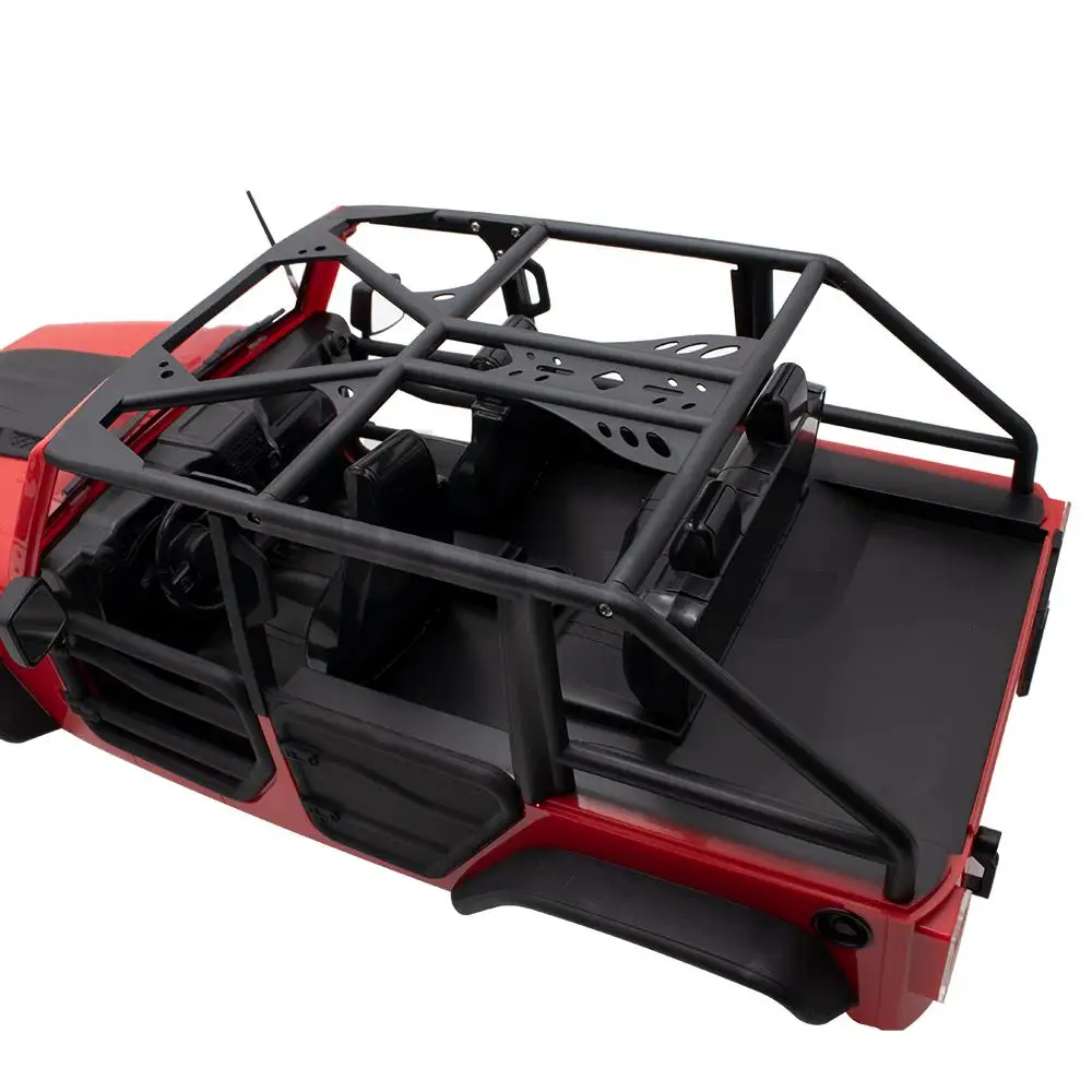 Applicable to 1/10 simulation climbing car JEEP 313mm wheel hard shell Wrangler roll cage Car shell protection frame SCX10 II enlarge