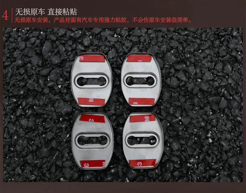 Застежка дверного замка из нержавеющей стали защитный чехол для Toyota Land Cruiser 200 Prado