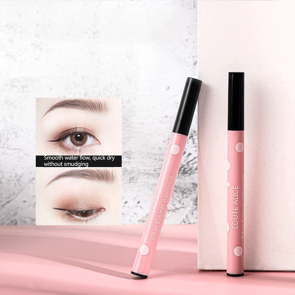 

Black Liquid Eyeliner Pen Delicate Waterproof Makeup Women Eye Liner Pencil Korean Cosmetics Beauty Tools 1pc