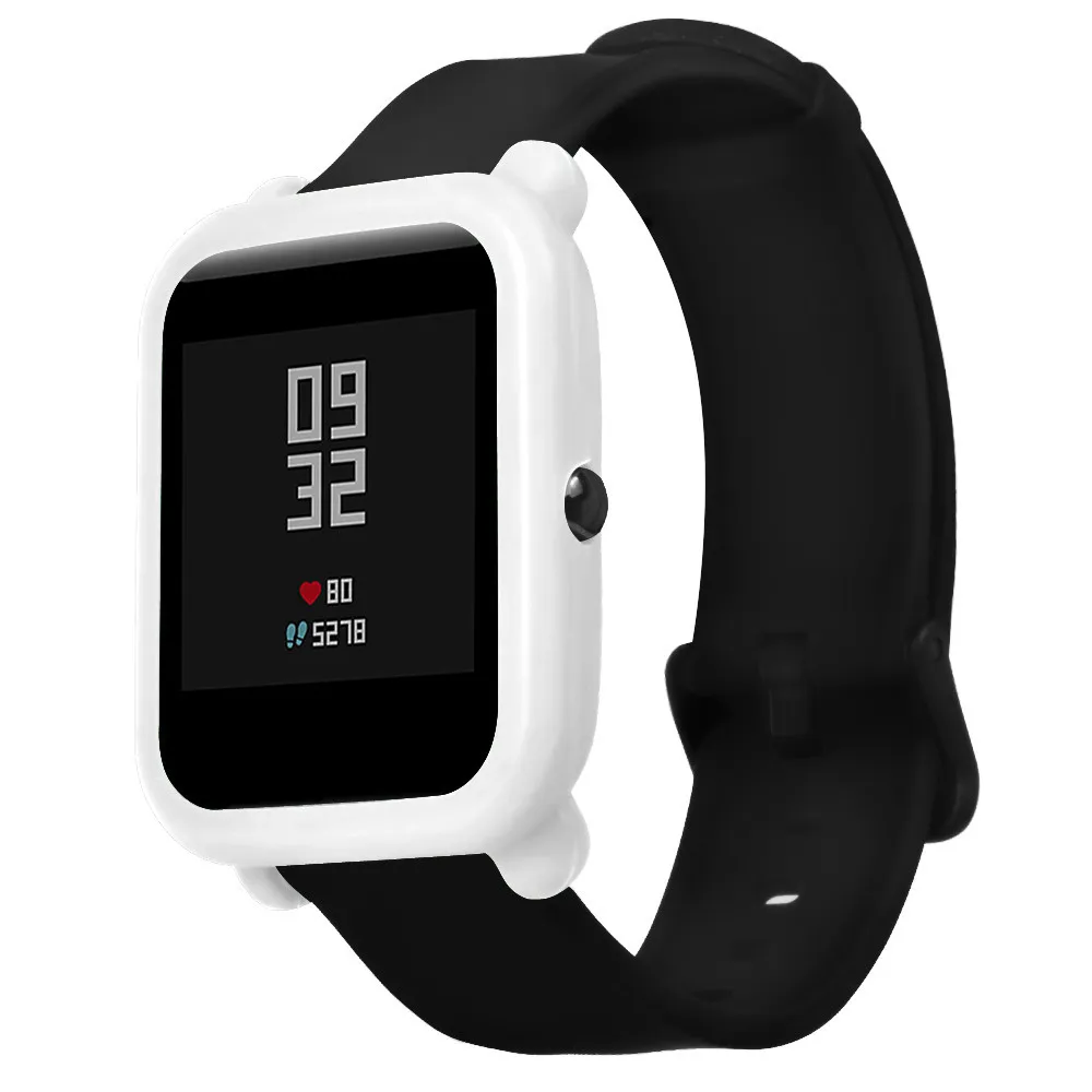Мягкий защитный силиконовый чехол из ТПУ для Huami Amazfit Bip Youth Watch, умные часы, защита от падения, водонепроницаемые аксессуары