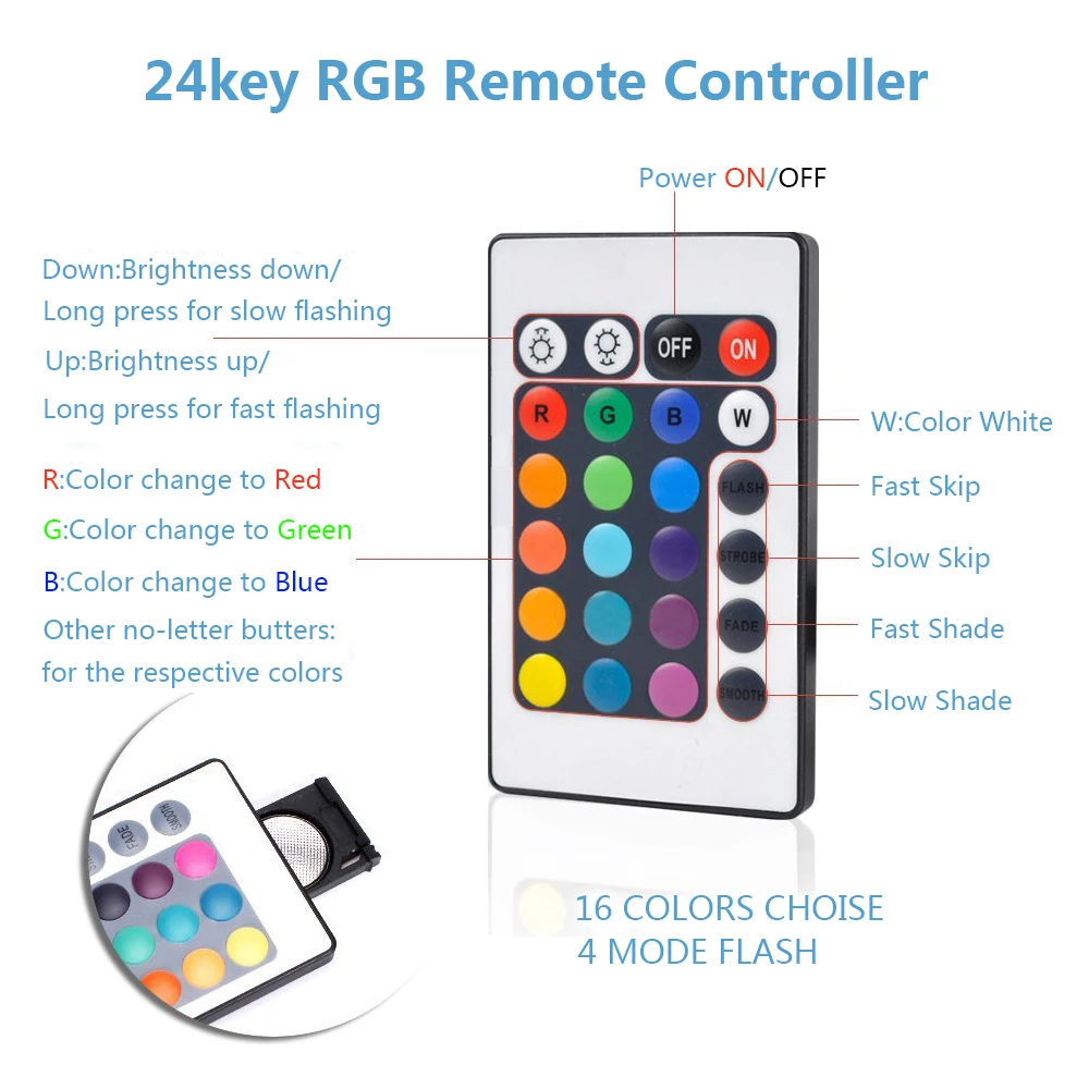 RGB LED Light Aquarium Fish Tank Submersible with Remote Control Fishing Lights Lampe 18/28/37/48/57/62/71/92/112cm | Дом и сад