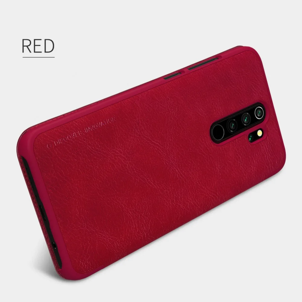 Чехол для Xiaomi redmi note 8/redmi note 8 pro NILLKIN, откидная кожаная задняя крышка, чехол для redmi note 8 pro global с карманом для карт