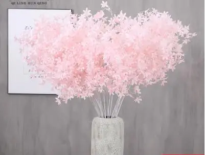 Goede Oncidium Kunstbloem Bruiloft Zijden Bloem Dansen Orchidee Lila Bruiloft Hal Decoratie Hotel Decoratieve Bloem Plafond Flow