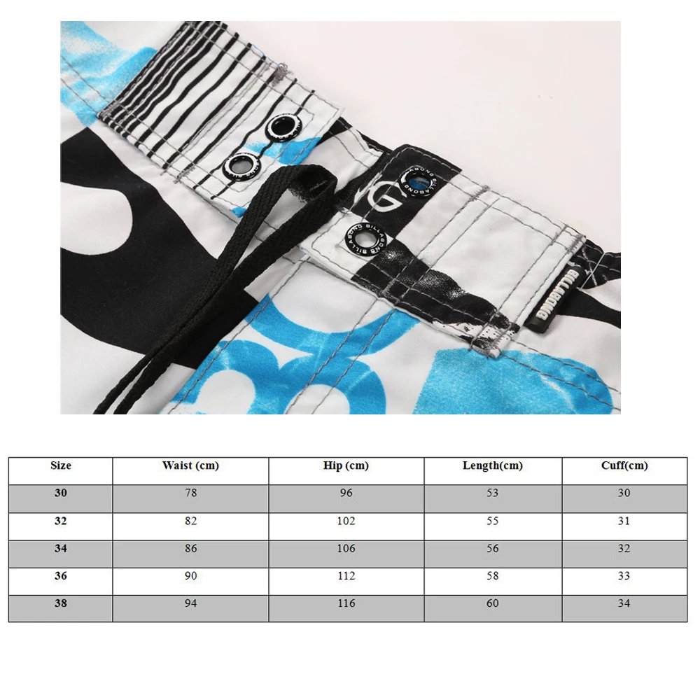 Brand Men Swimwear Shorts Beach Surf Board Mens Quick Drying Summer Patchwork Water Sport Swimming Surfing Boardshorts | Спорт и