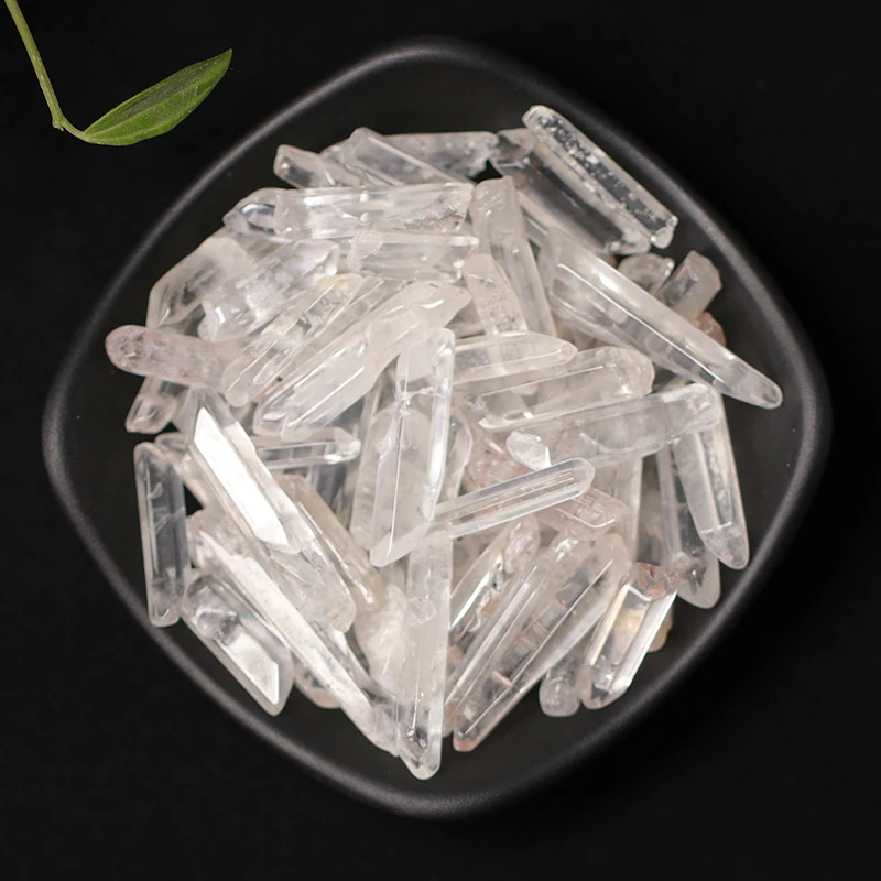 

Natural Quartz Crystal Healing Crystal Quartz Natural Transparent Column Decorative Tip DIY Process Of Any Size