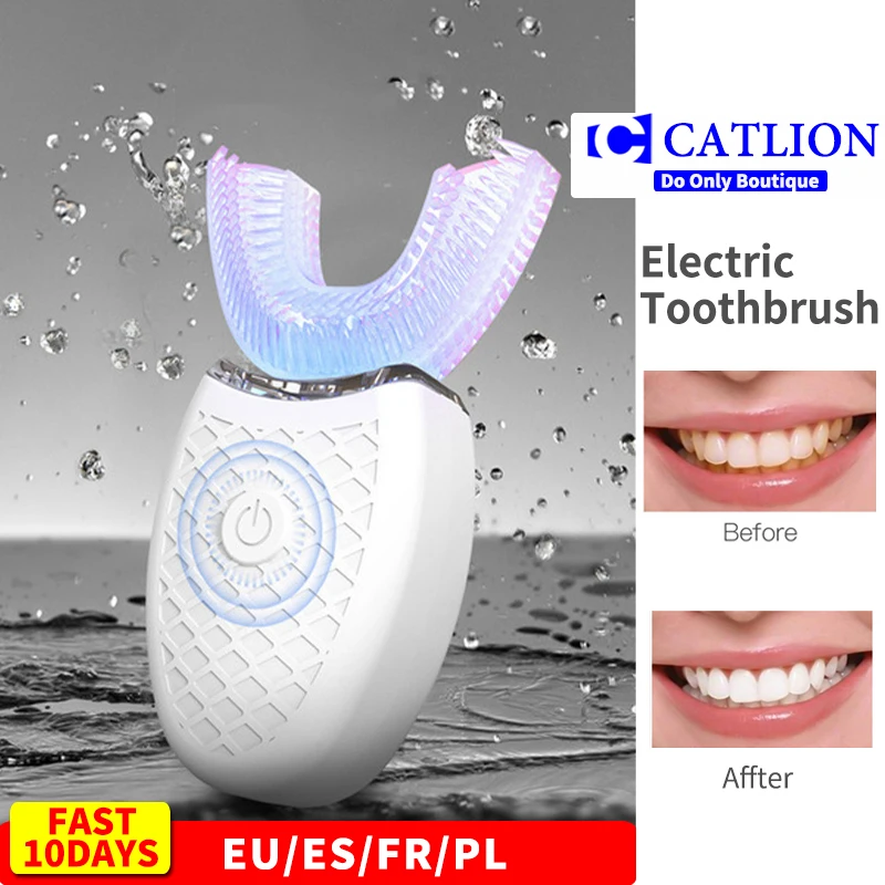 

Ultrasonic Electric Toothbrush Usb Rechargeable Intelligent Silicon Teethbrush Ipx7 Waterproof U Sonic Brush heads Clean tooth