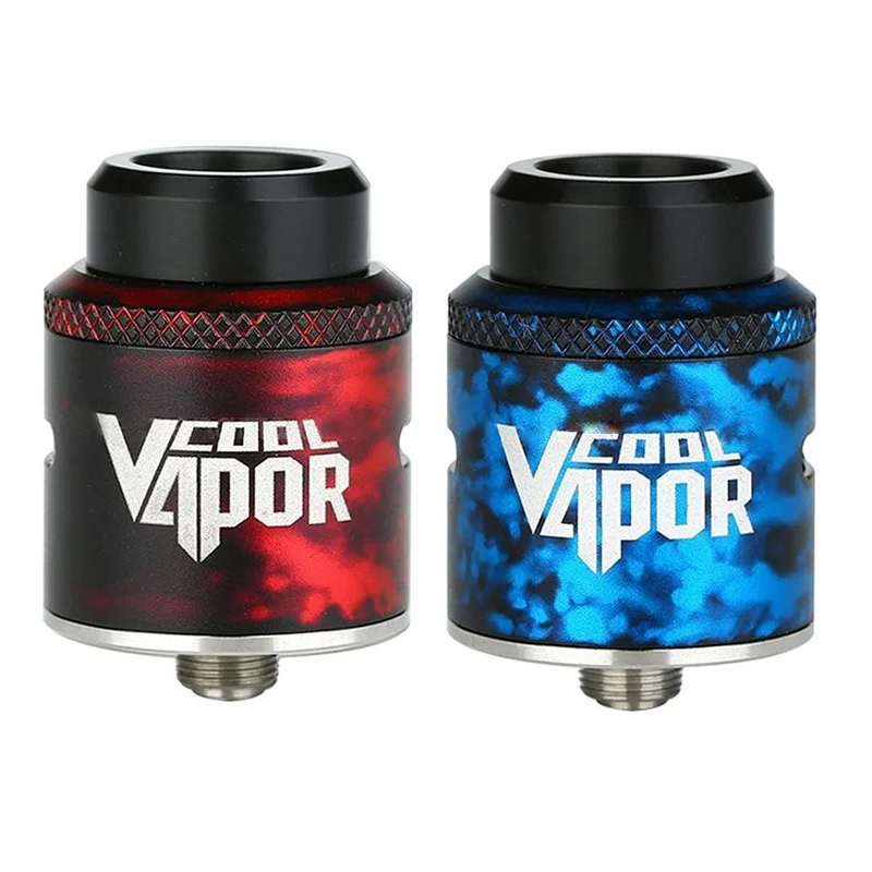 Оригинальный атомайзер CoolVapor 24 мм rda с двойной катушкой для электронной сигареты