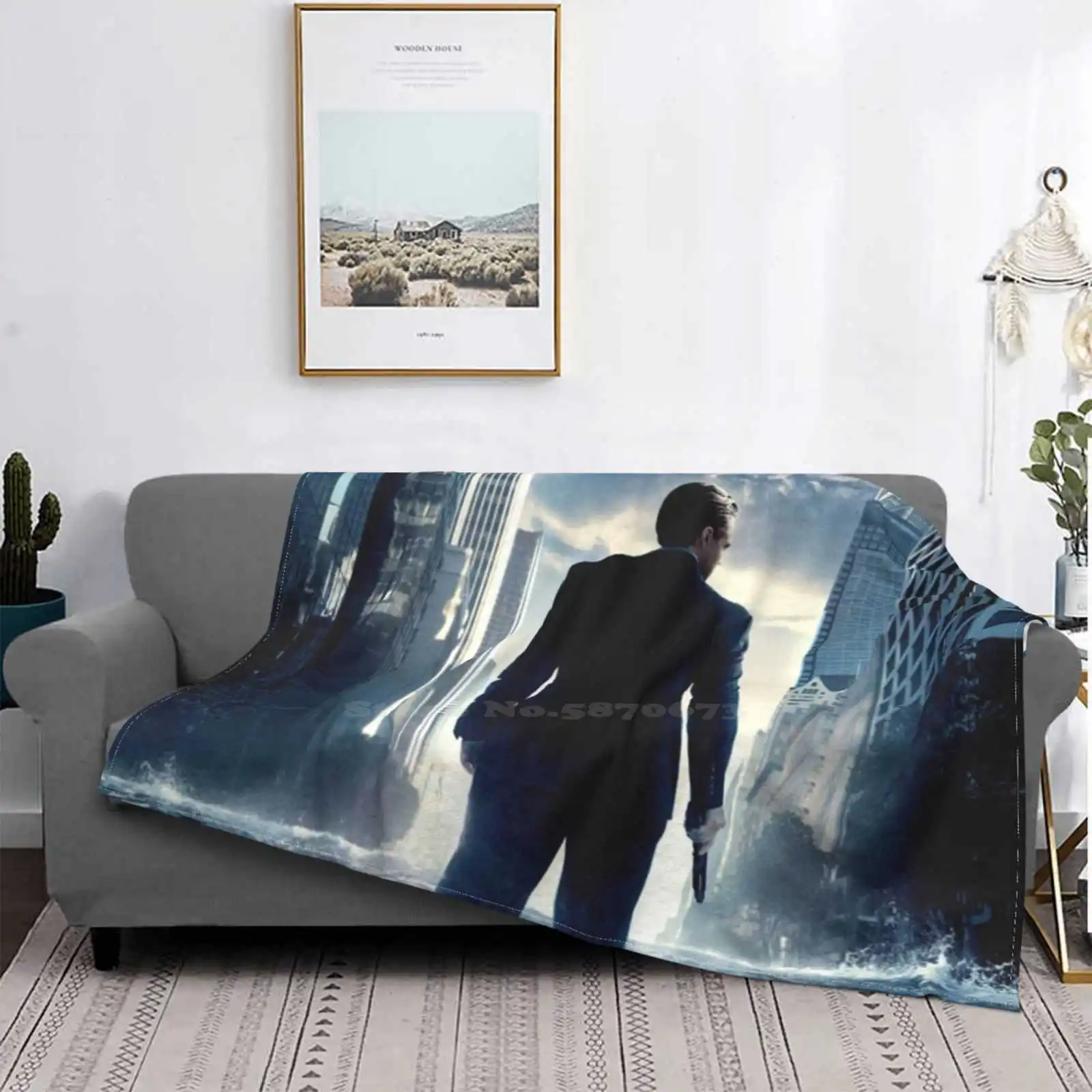 

Inception-manta suave peluda para sofá/cama/viaje, regalos de amor, Inception, Leonardo, película, películas