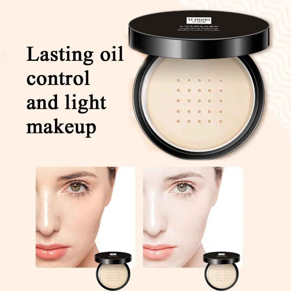 Пудра для пудры лица полупрозрачная матовая минеральная палитра контроля