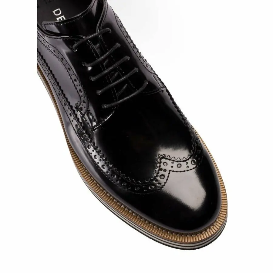 

Men Shoes Deery, Genuine Leather Black Men'S Casual Shoes