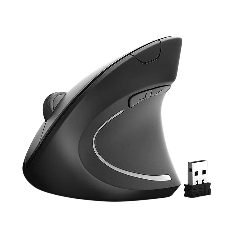 Беспроводная Вертикальная Эргономичная оптическая мышь с 5 кнопками USB 2 4G для ПК