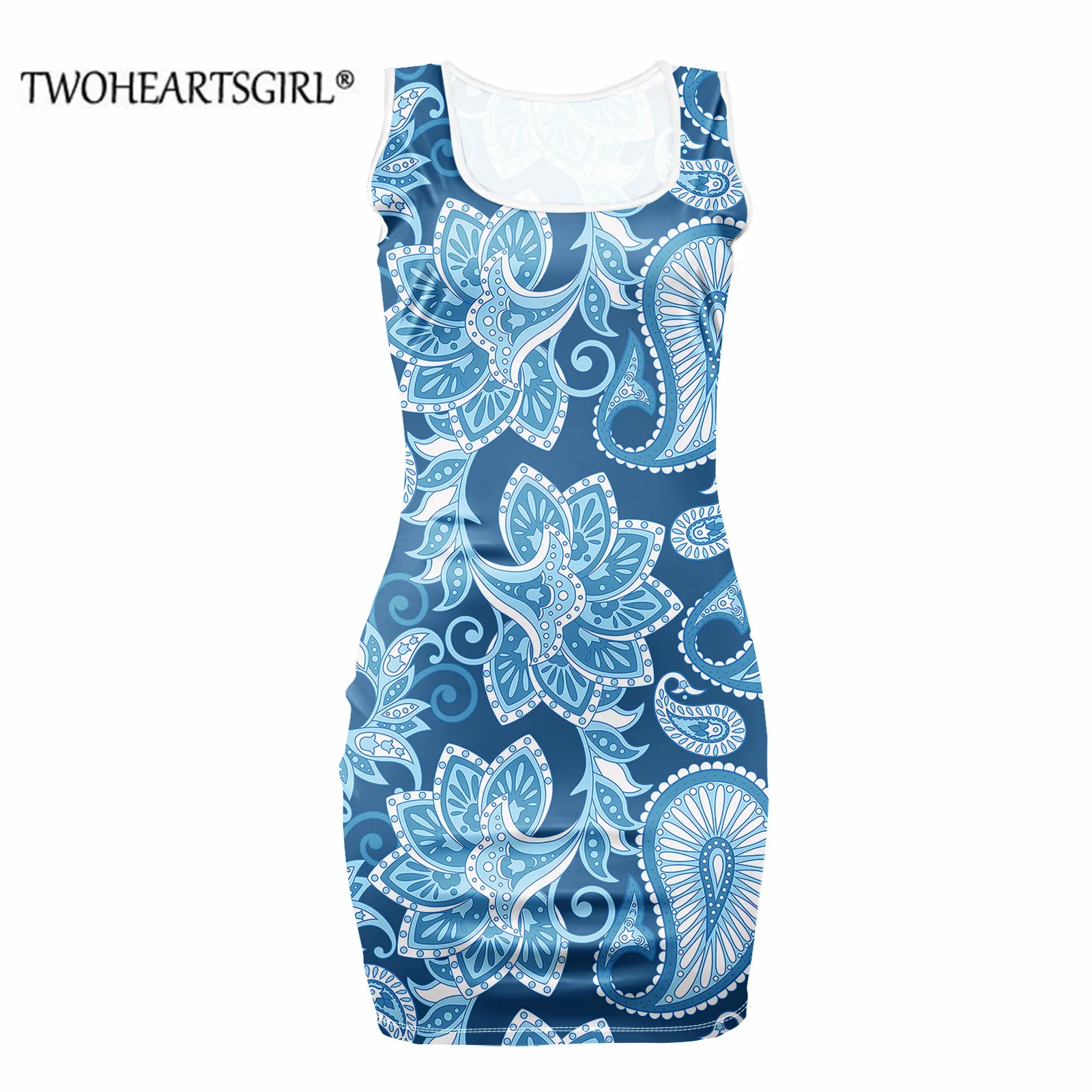 

Женское Короткое мини-платье с принтом мандалы, Пейсли, лотоса