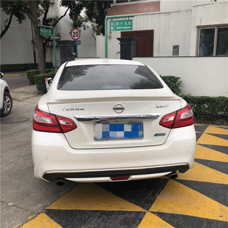 Спойлер для Nissan Teana Altima заднее крыло из АБС-пластика черный/белый цвет задний
