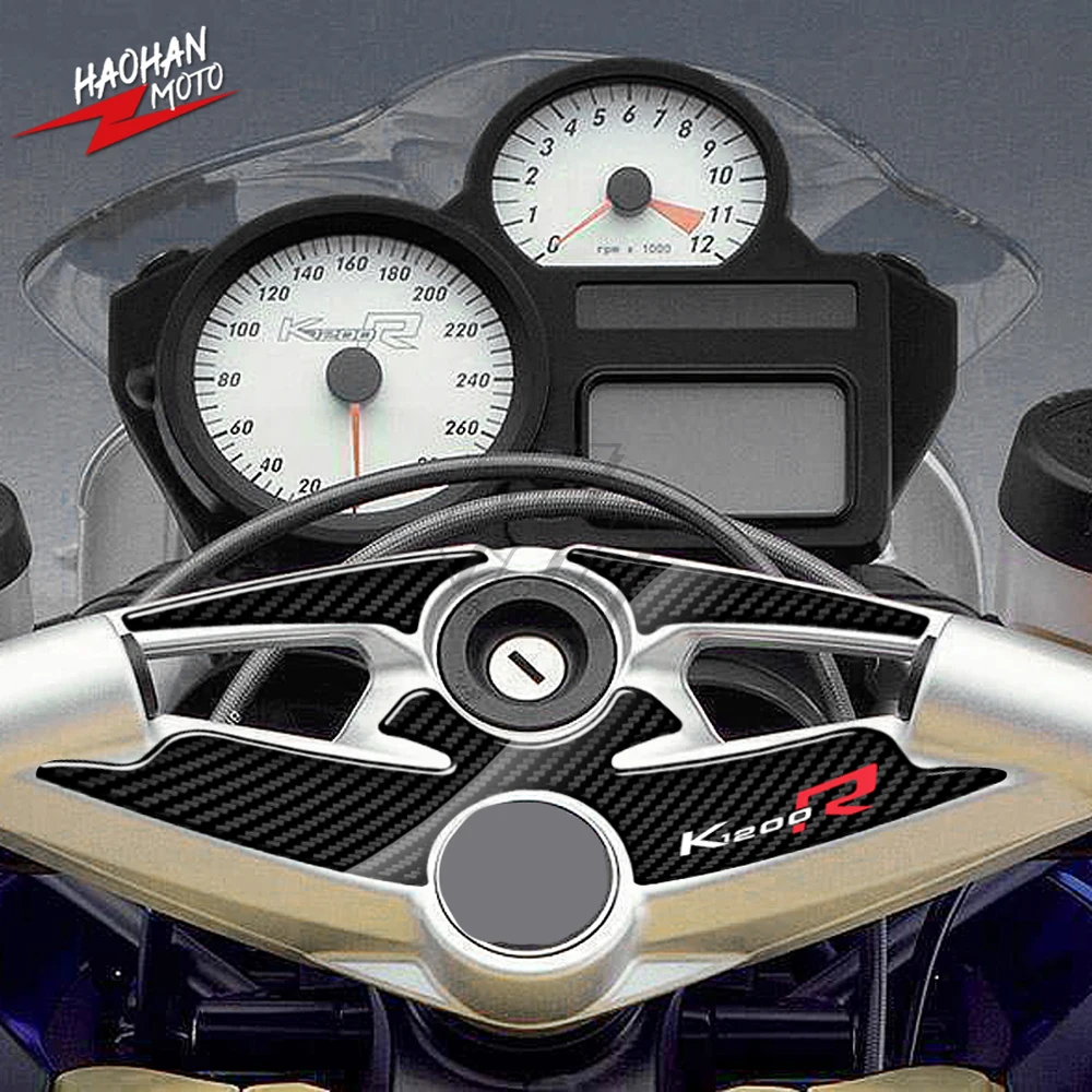 Для BMW K1200R Sport Version до 2010 3D Carbon-look Upper Triple Yoke Defender | Автомобили и мотоциклы