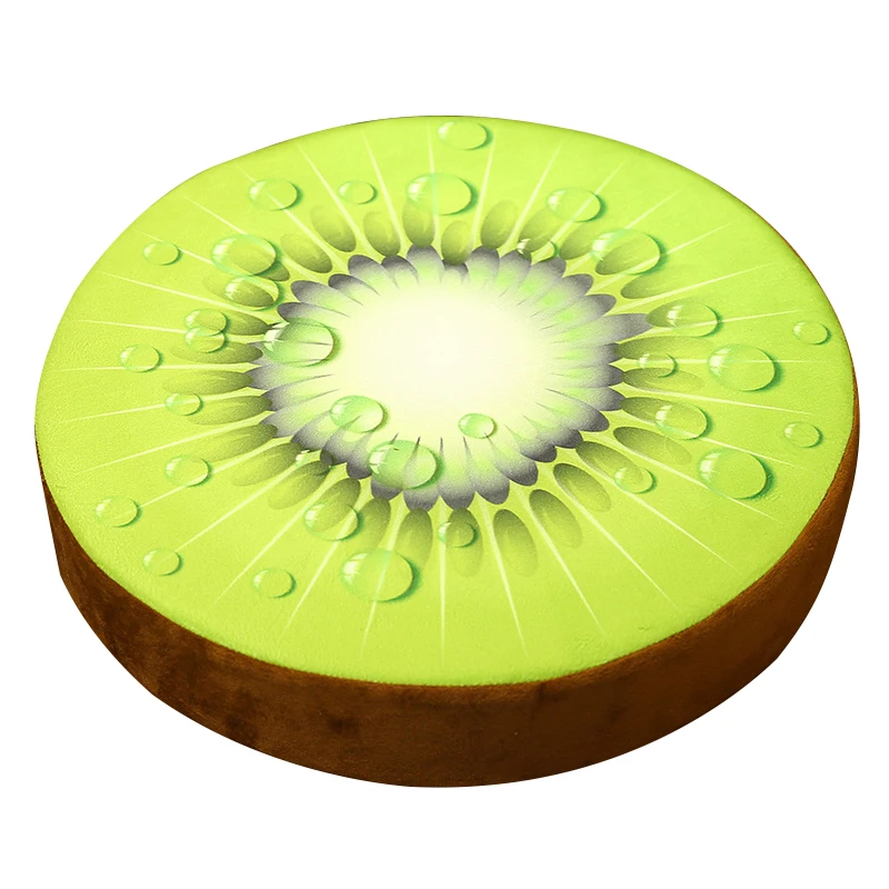 

New fruit cushion leaning on Watermelon plush toys Kiwi Wooden stake pillows on the couch pillow birthday originality present