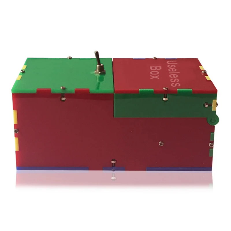 Colours Box Пластиковая бесполезная коробка, креативные игрушки для детей и взрослых веселые игрушки на вечеринку, хитрое практичное, оставьте меня в одиночной коробке, прекрасный мотор, мастерство, подарки - Цвет: Colours Box