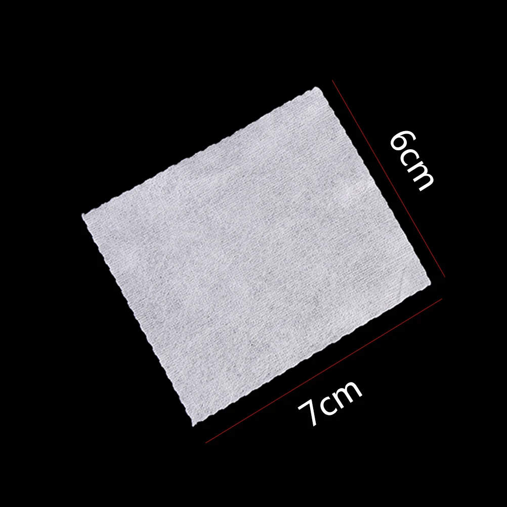 Limited 100pcs/pack Make Up Remover Cotton 7cm*6cm White Nail Art Wipes Uv Gel Polish Remover Cleaner Wipe Cotton Lint