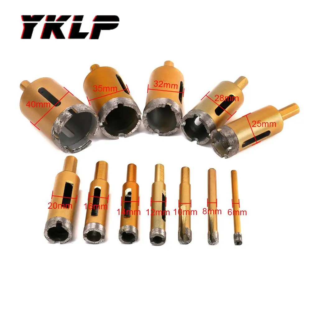 1 шт. алмазная пила для отверстий сверла керна инструмент резки мрамора гранита