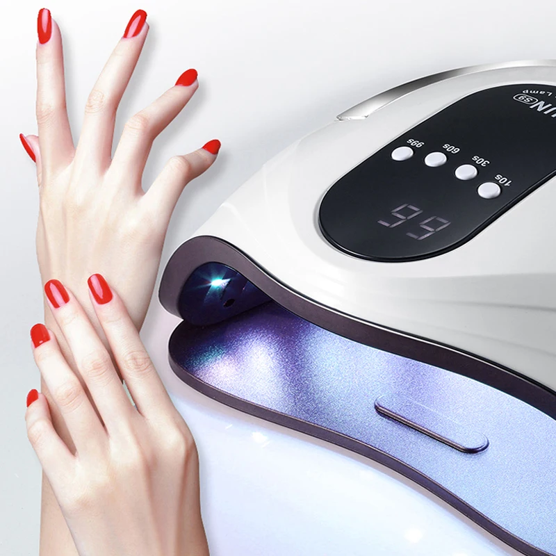 УФ-лампа для ногтей SUN S9 светодиодный таймер с инфракрасным датчиком 84 Вт сушилка