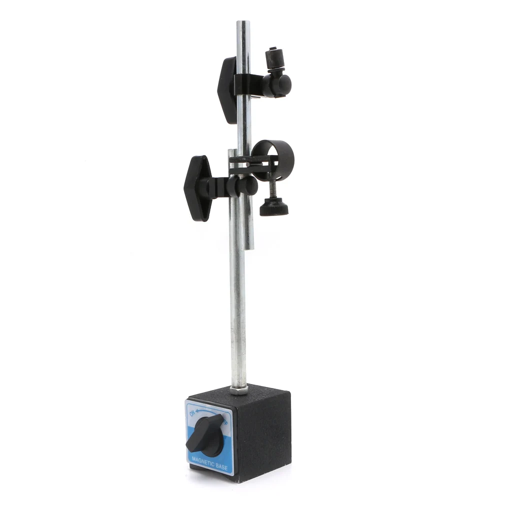 

Magnetic Base Holder With Double Adjustable Pole For Dial Indicator Test Gauge