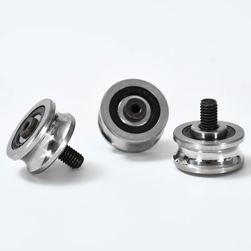 20pcs SG10 M4x17MM Screw Bolts Bearing Steel Pulley Ball Bearings U Groove Track Guide Roller 4x13x6x6.5/8.2 mm |