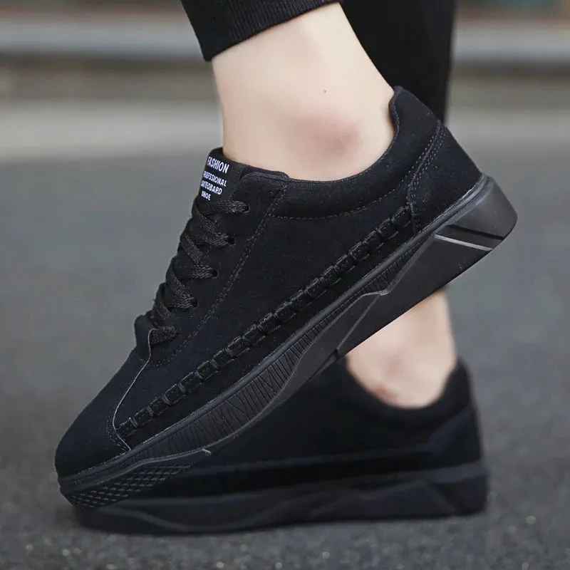 

Platform Sneakers Vulcan Men Shoes Fashion Style 2021 Solid Black Gray Red Sneakers Mans Classic Shoes Boys Vulcanize Shoes