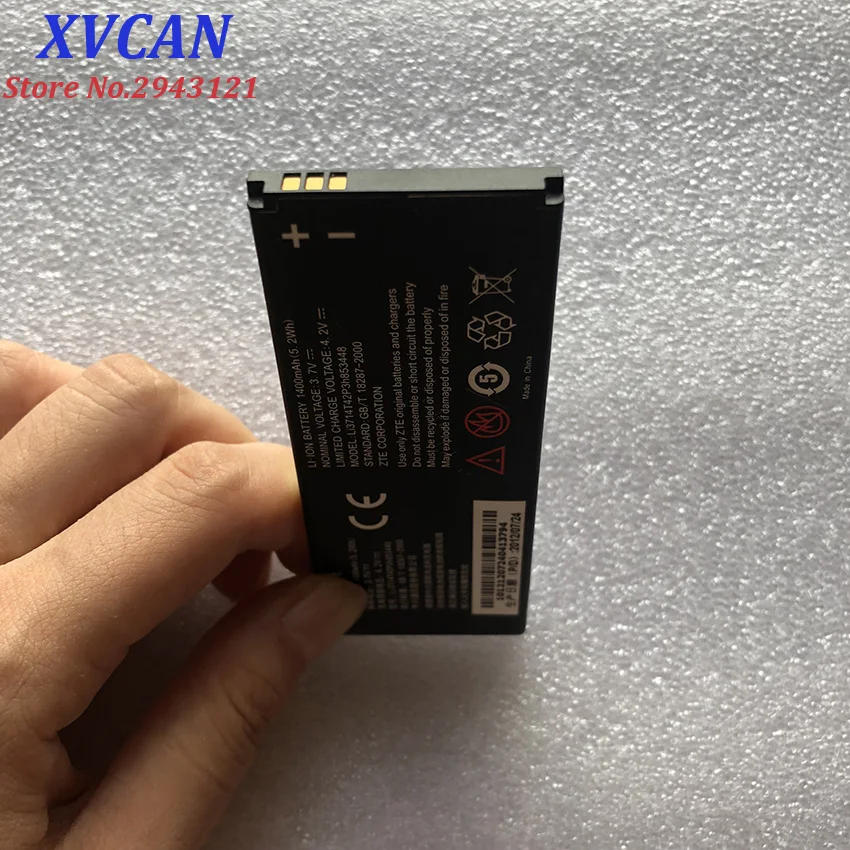 Высокое качество Li3714t42p3h853448 1400 мАч аккумуляторная Оригинальная батарея для ZTE Skate