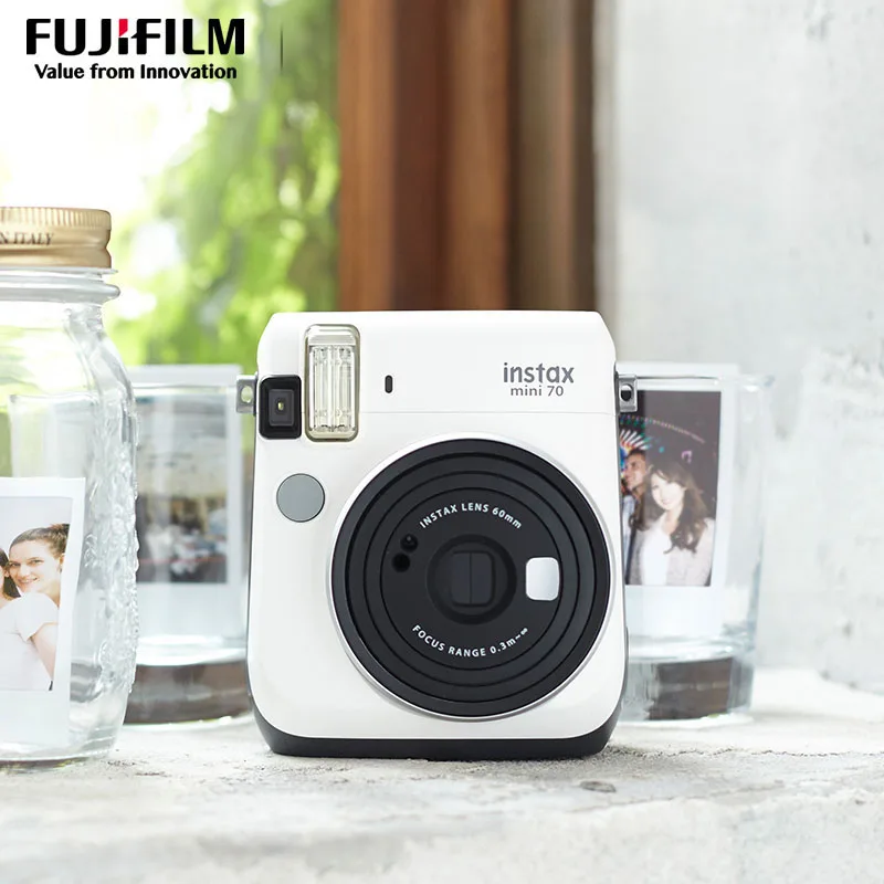 

Original Fujifilm Instax mini 70 Mini Camera Instant Polaroid Mini70 Gift ForChild Birthday Present Poloroid Camera