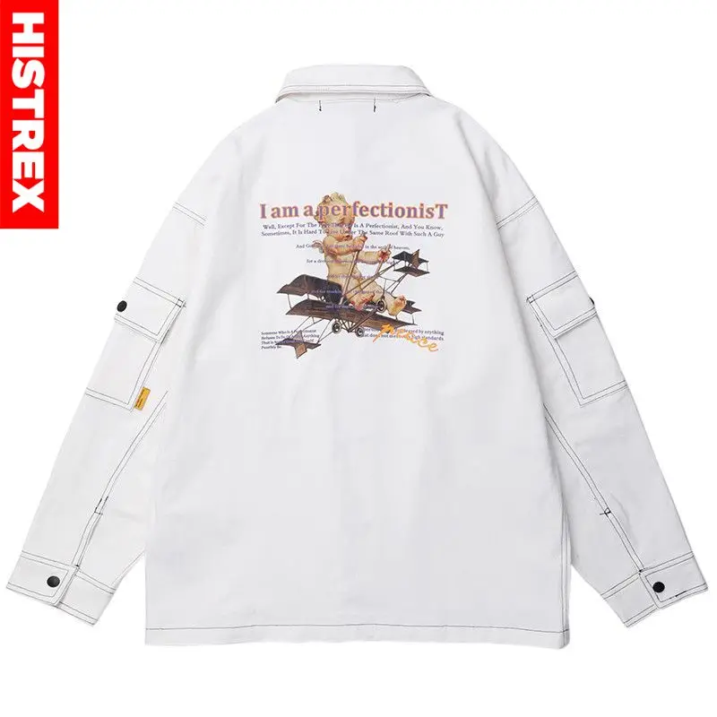 2020 мужская куртка карго в стиле хип хоп уличная Харадзюку ретро ветровка детская