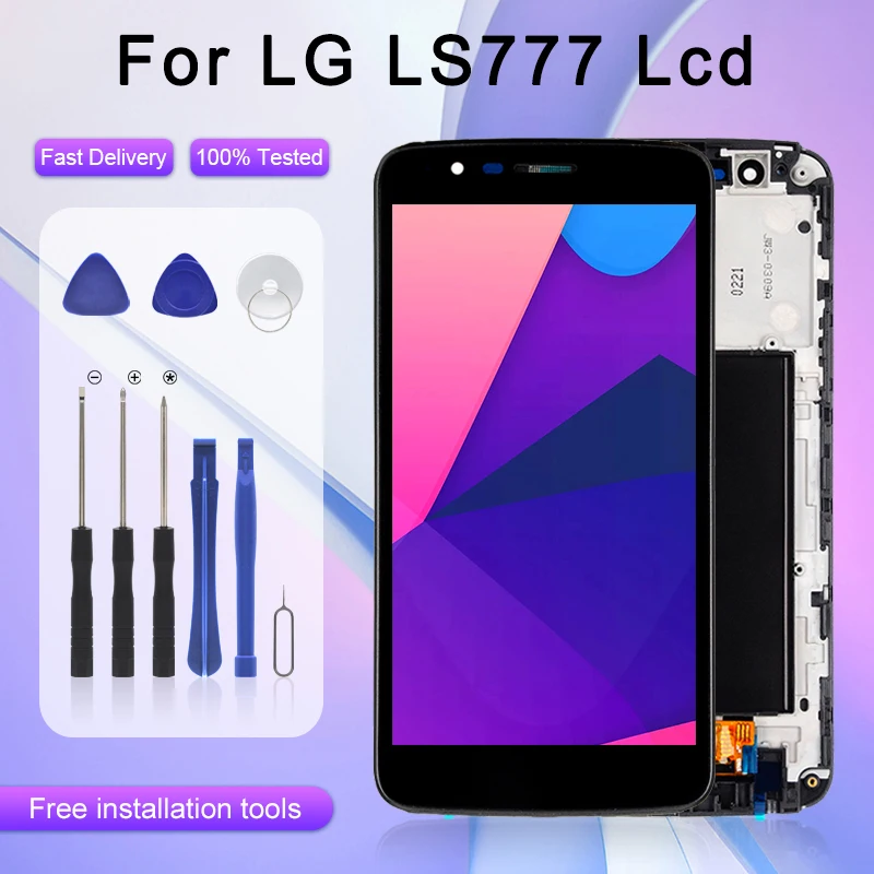1 шт. M400 дисплей для LG LS777 ЖК сенсорная панель стекло дигитайзер стилус 3 K10 Pro экран