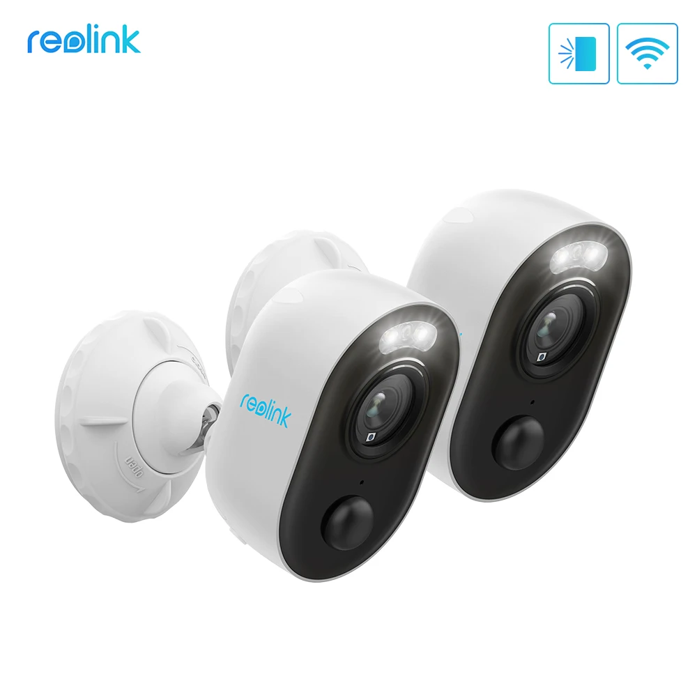 Уличный прожектор Reolink Lumus [в 2 упаковках] Wi Fi камера 1080p Full HD цветное ночное видение