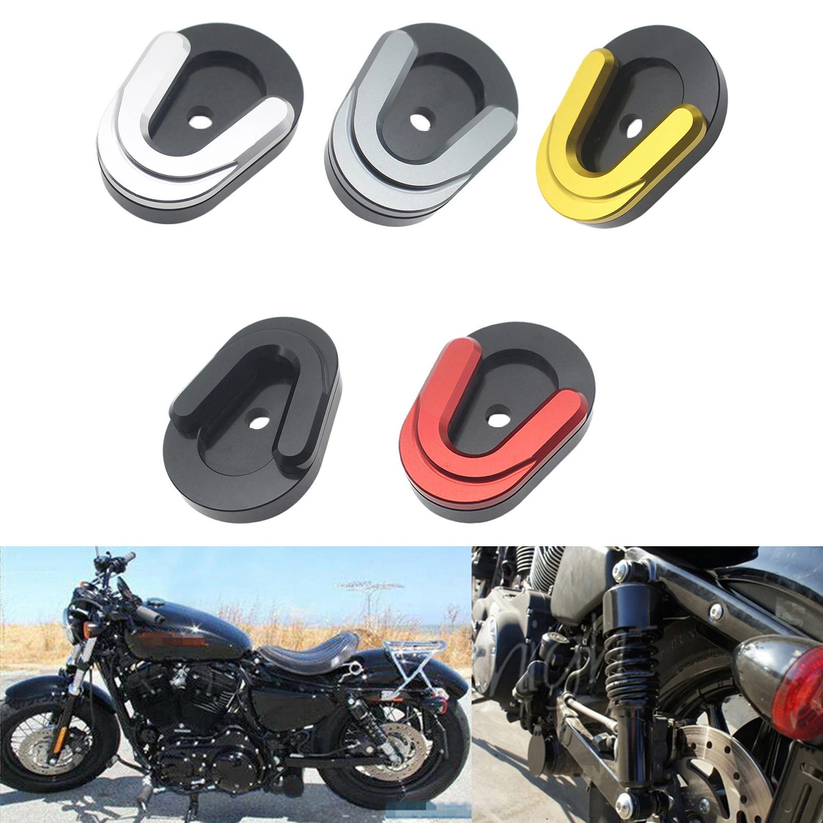 

Side Stand Enlarger Side Stand Enlarger Pate Pad Kickstand Extension Pad Motorcycle Enlarge Plate for VESPA 2013-21