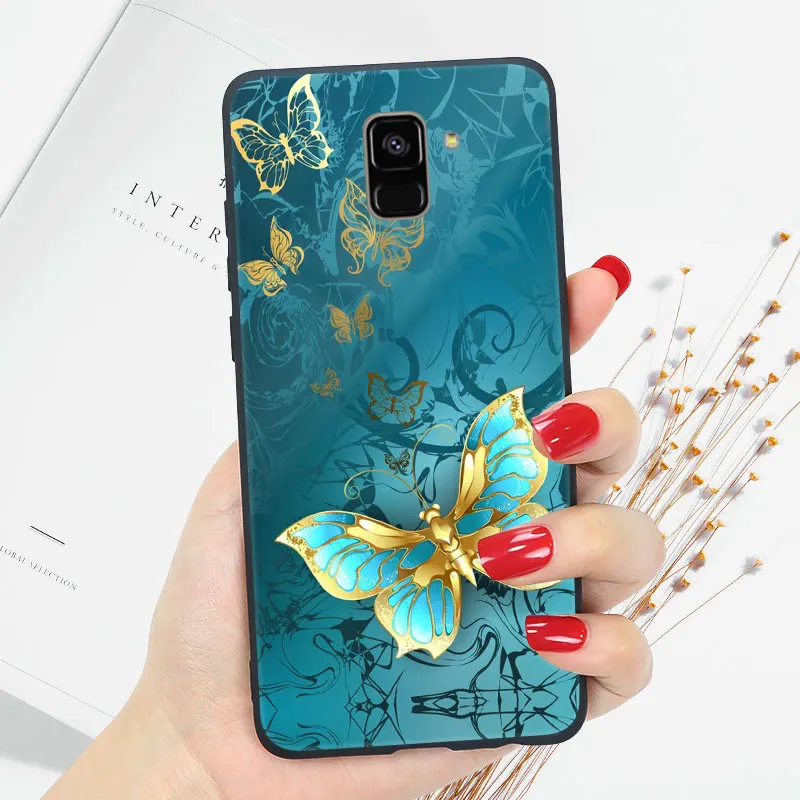 X21 Для samsung Galaxy A5 A6 A7 A8 плюс для задней панели телефона для samsung A6 A8 плюс чехол бампер - Цвет: X21