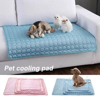 dog mat cooling summer pad mat for dogs cat blanket sofa breathable pet dog bed summer washable for small medium large dogs car