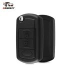 Складной чехол Dandkey для дистанционного ключа, чехол-брелок с 3 кнопками для Land Rover для Range Rover LR3 Freelander Evoque Discovery Sport