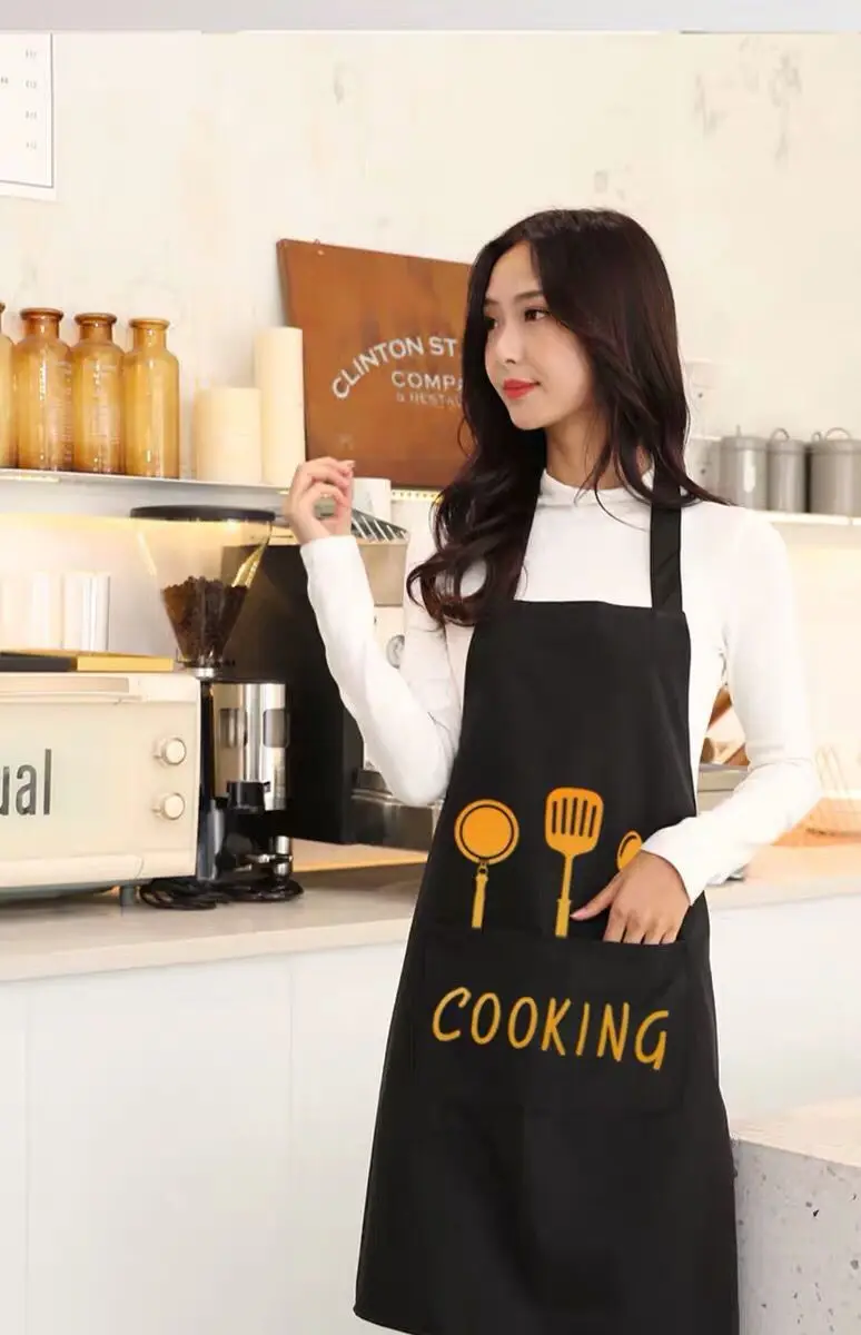 Фартук для домашней кухни водонепроницаемая и маслостойкая рабочая одежда на